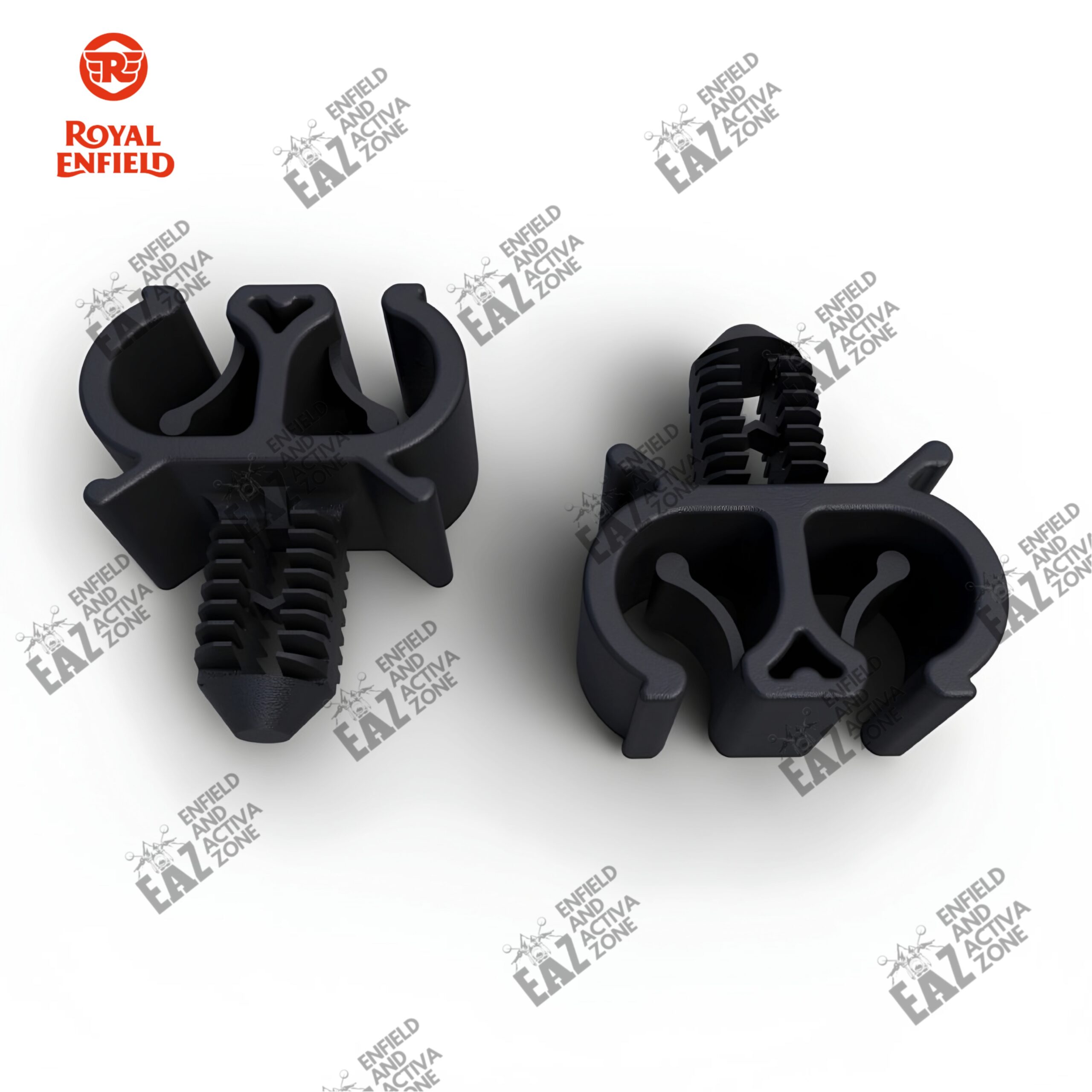 Royal Enfield 1100696/A Double Cable Clip | Genuine OEM | Classic 350 Reborn, Meteor 350 & New Bullet 350