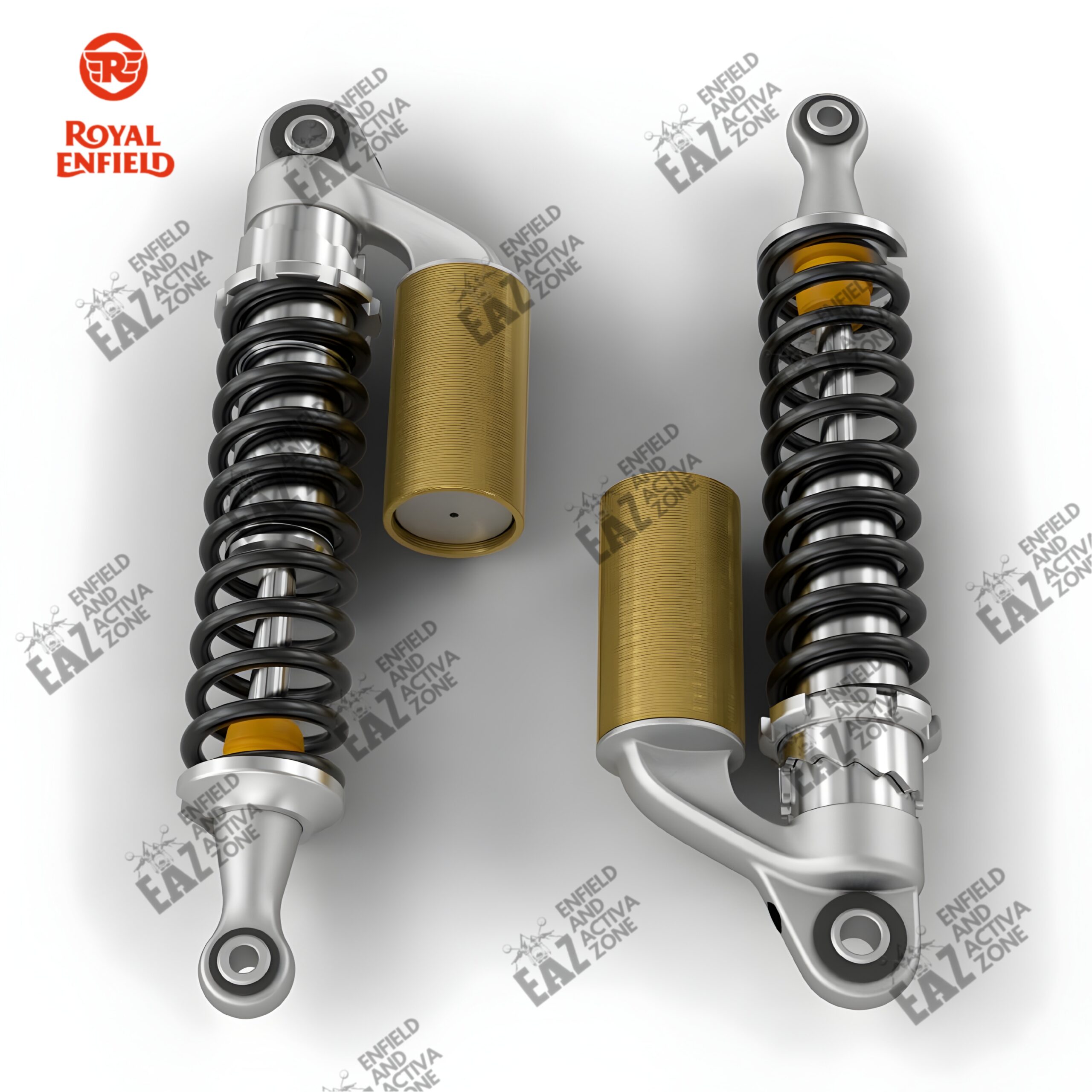 Royal Enfield 148077/H Rear Shock Absorber | Rear Suspension Unit | Interceptor 650 & Continental GT 650 | 1 Piece