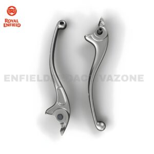 Royal Enfield KAB00249/A Clear Coated Front Brake Lever with Pin & Nut for J-Series 350