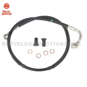 Royal Enfield KAB00401/A Front Brake Caliper Hose Kit – Front Disc Brake Pipe & Hydraulic Brake Line