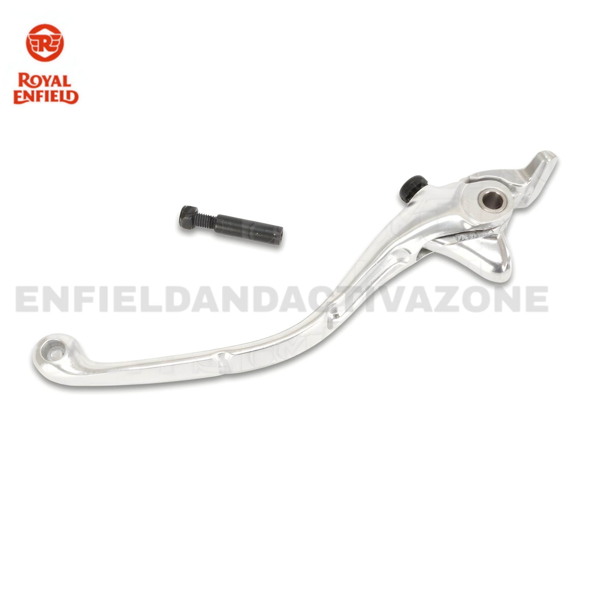 Royal Enfield KAB00534/A Silver Front Brake Lever and Pin Kit for Interceptor 650, Continental GT 650, Super Meteor 650, Bear 650 & Shotgun 650