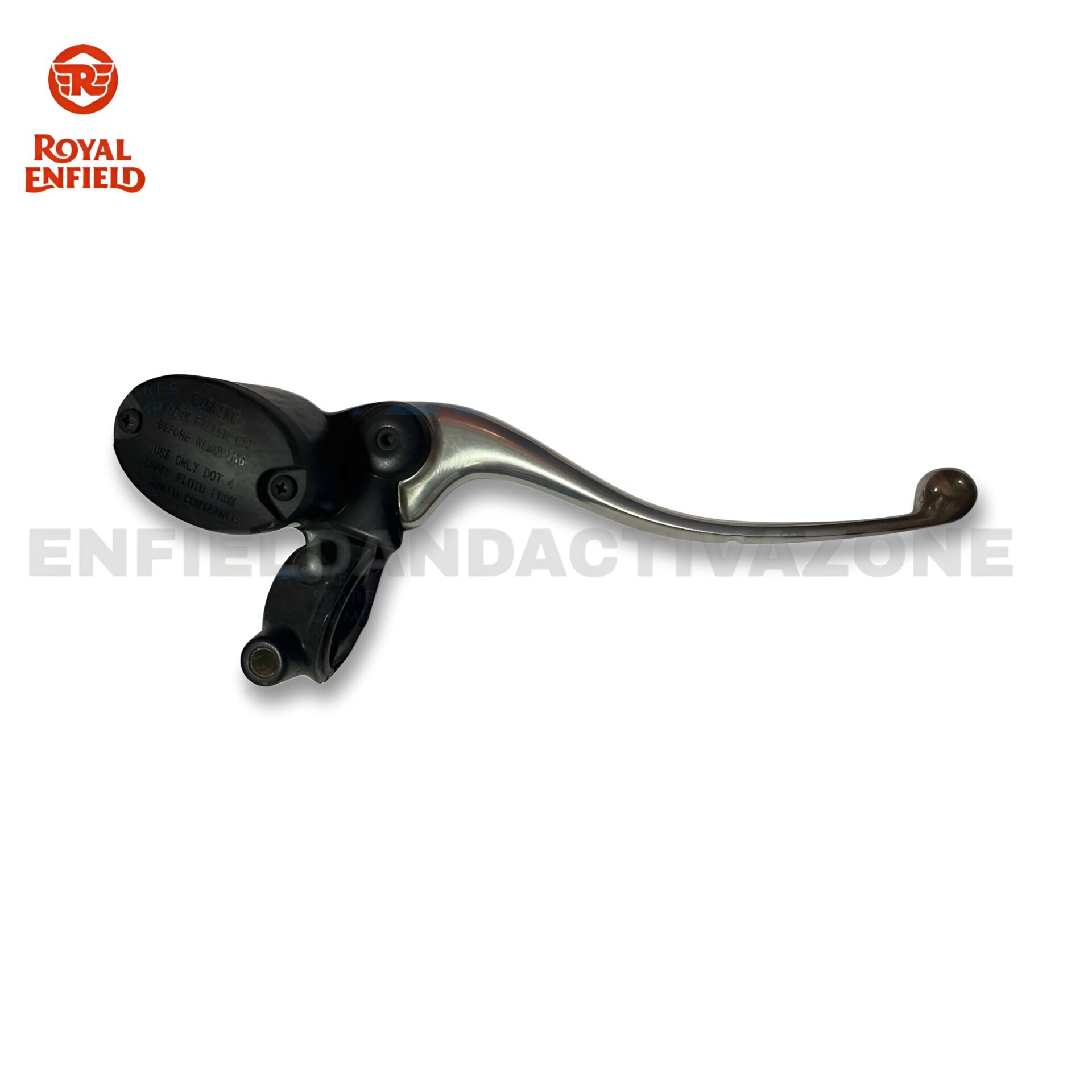 Royal Enfield RAB00355/D Front Brake Master Cylinder Assembly – Polished | Classic 350 Reborn, Meteor 350 & Bullet 350
