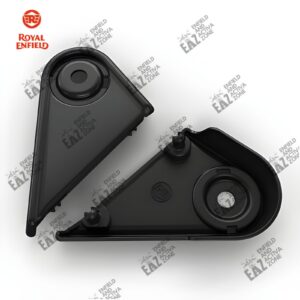 Royal Enfield Side Cover RH Swing Arm Glossy Black 1100288/C | Classic Reborn, Goan, Bullet & Meteor