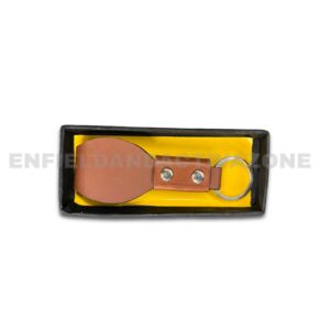 EAZ Royal Enfield Key Ring | Leather Keychain with Royal Enfield Logo