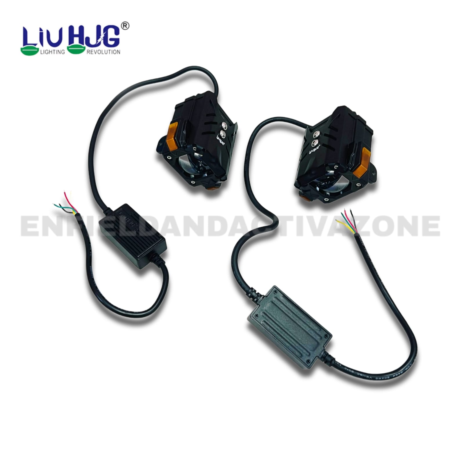 HJG JG-P017 NightBreaker Gorilla Dual Projector Fog Light 120W | White Yellow LED with Red DRL & Amber Hazard - Image 10