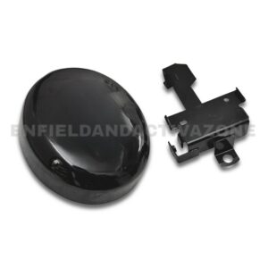 EAZ Resonator Box Cover Oval with Clamp Holder Complete | Royal Enfield Classic 350 BS3 & BS4