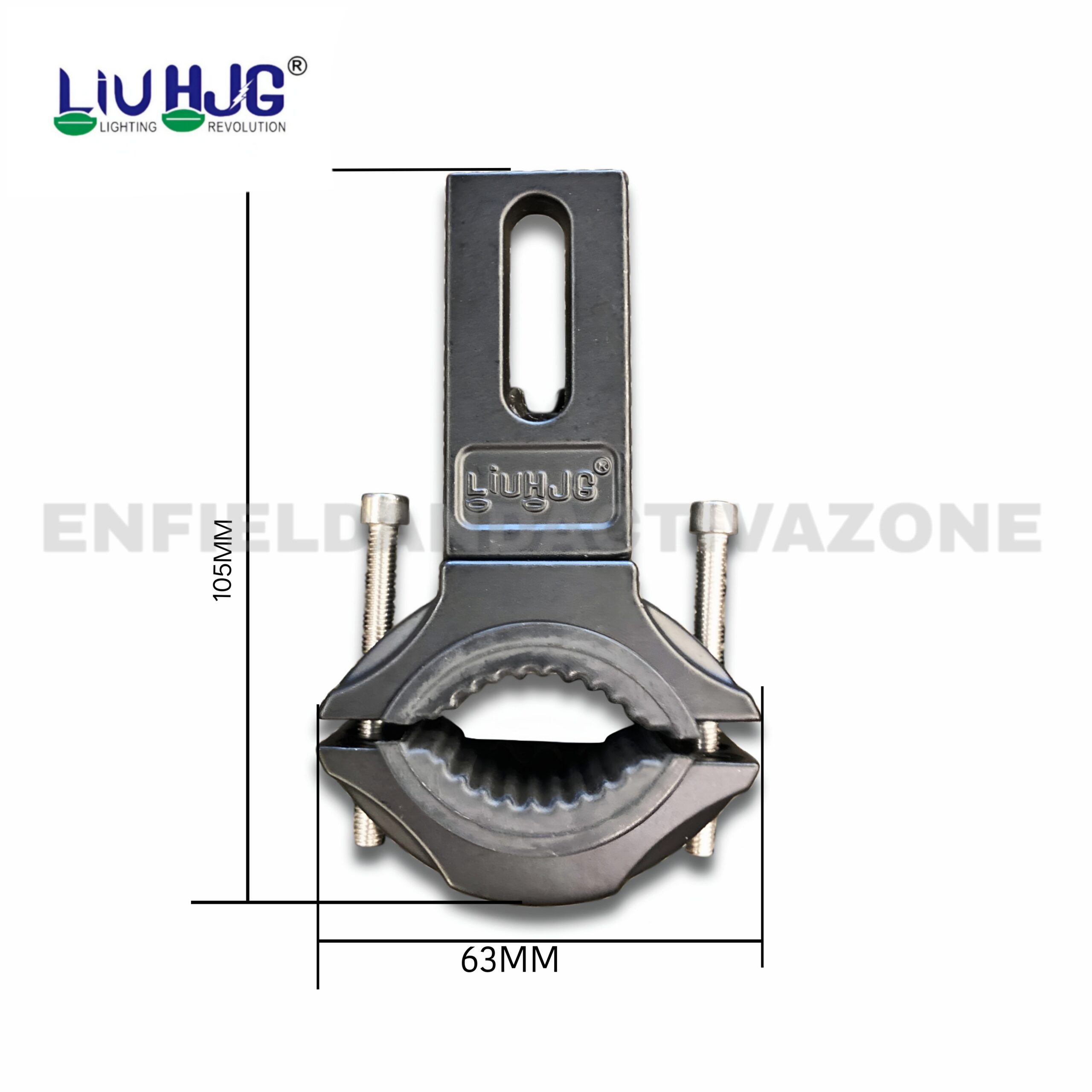LIU HJG J-S07 Big Heavy-Duty Aluminium Fog Light Clamp | Universal Fog Lamp Mounting Clamp - Image 2