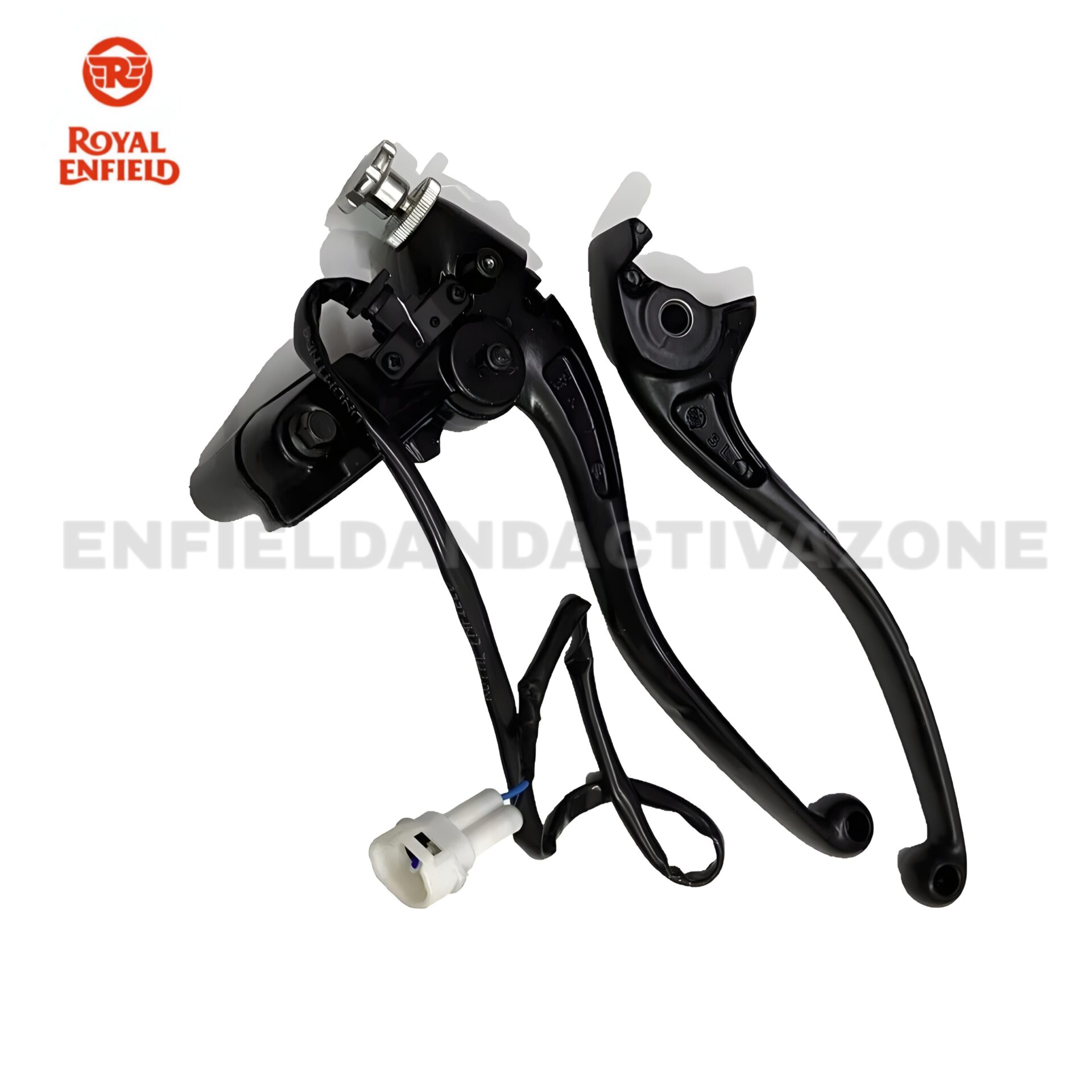 Royal Enfield Classic 350 Reborn & Meteor 350 Clutch and Front Brake Lever Kit KAA00056/A | Black Levers - Image 3