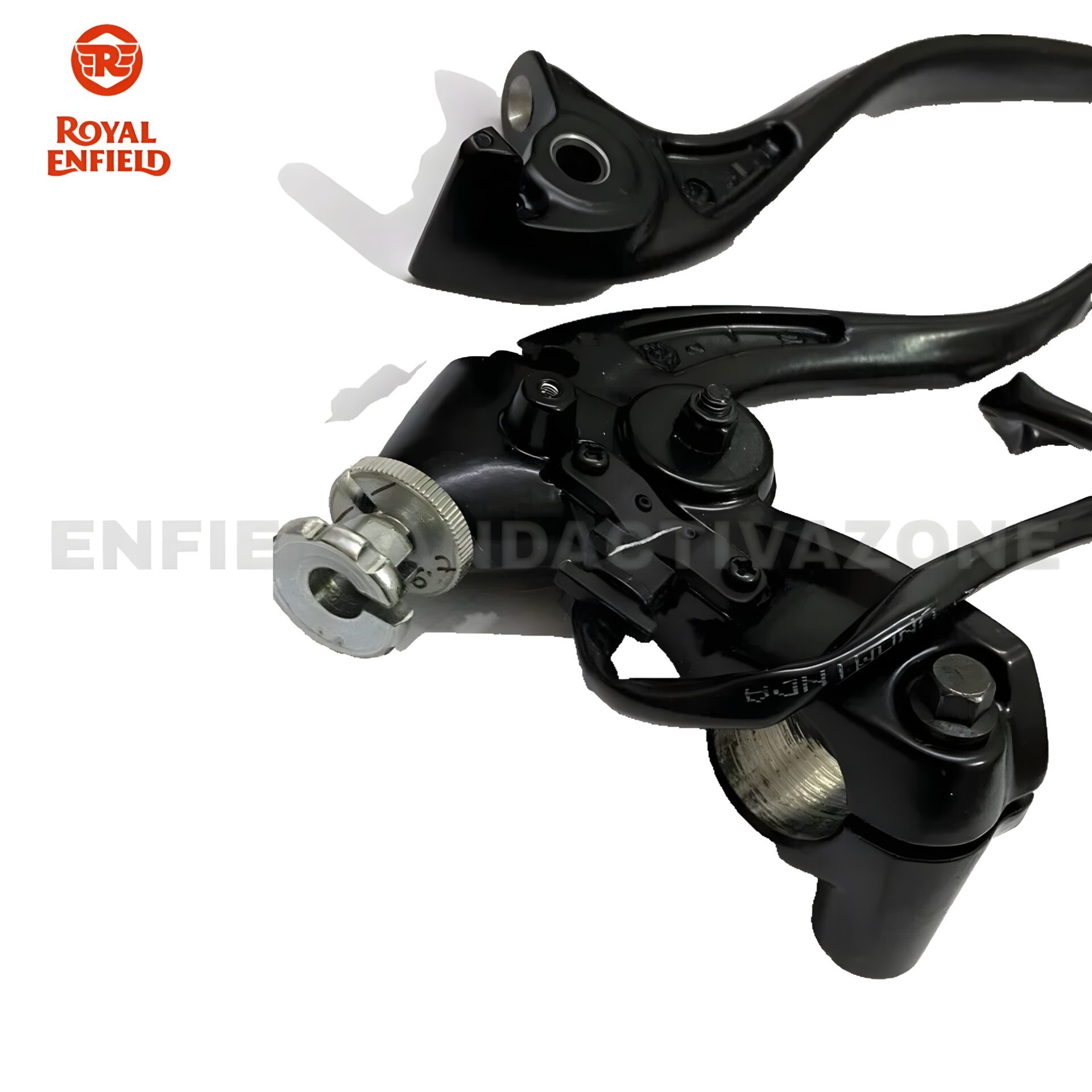 Royal Enfield Classic 350 Reborn & Meteor 350 Clutch and Front Brake Lever Kit KAA00056/A | Black Levers - Image 2